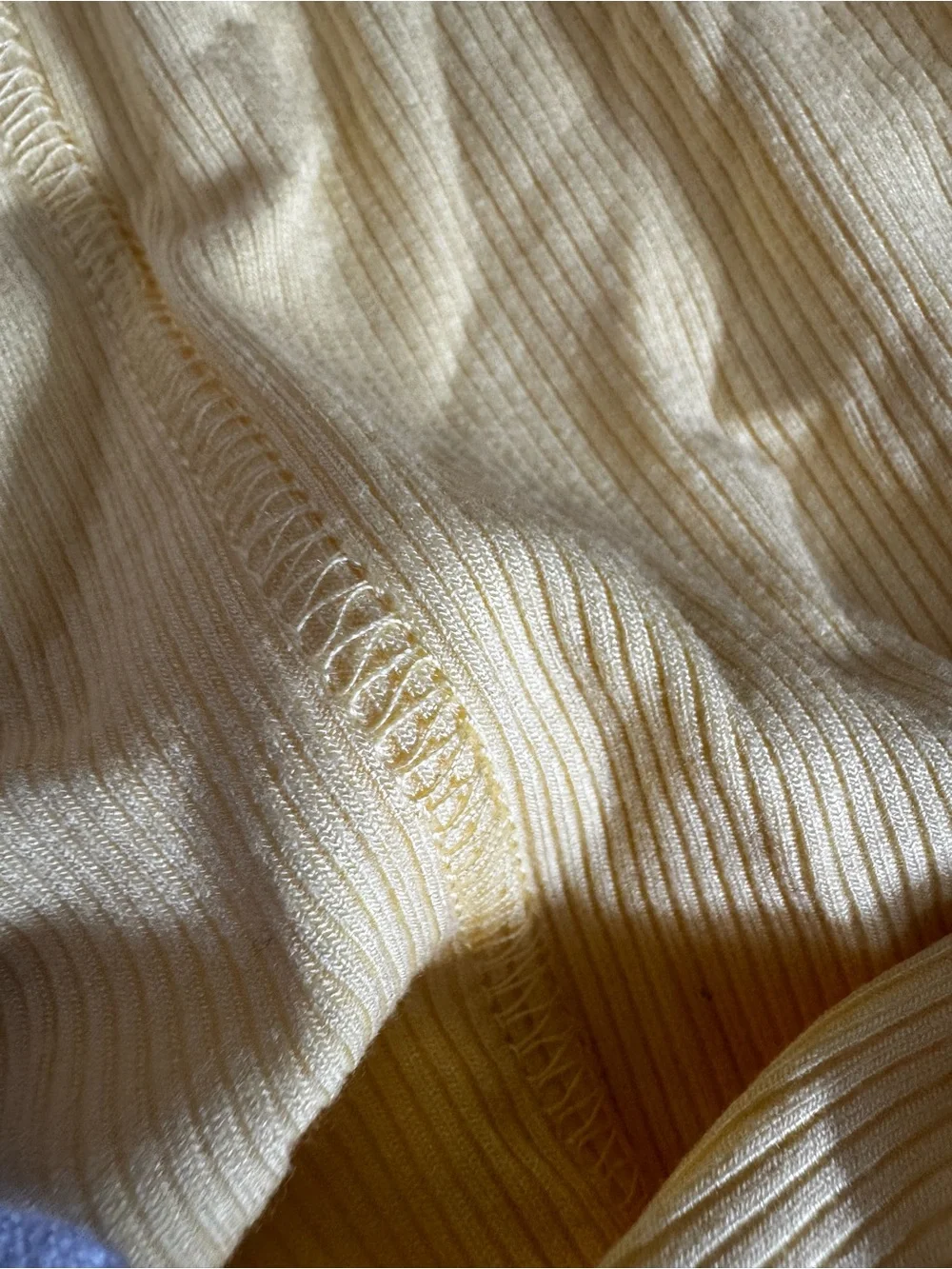 ALO Yoga Yellow Long Sleeve Henley Top